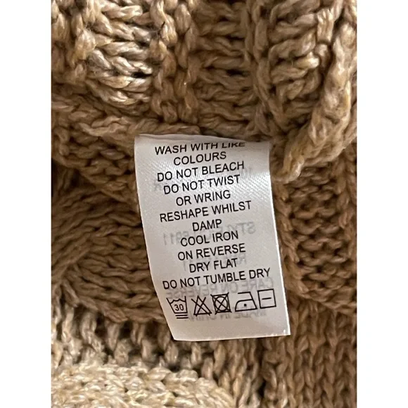 Anthropologie Amadi Leah Cable-Knit Sweater Dress NWT SZ XL - Picture 14 of 16